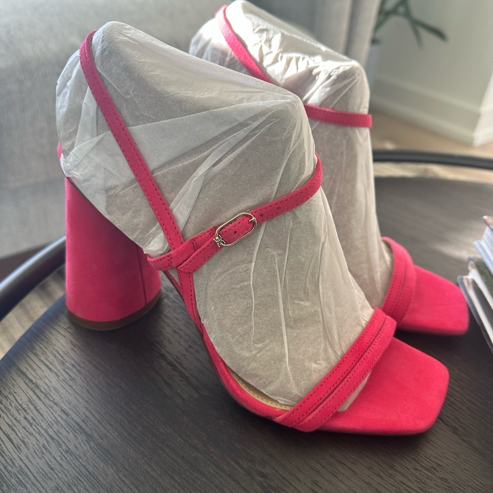 Sam Edelman Kit Slingback Block Heel Sandal, Dahlia Pink, 8.5 NEVER WORN, NWT